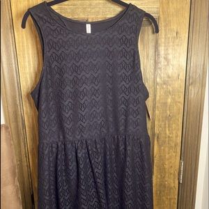 Lace Short Sleeveless Dress